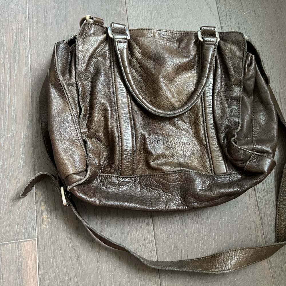 brown liebeskind Berlin leather bag